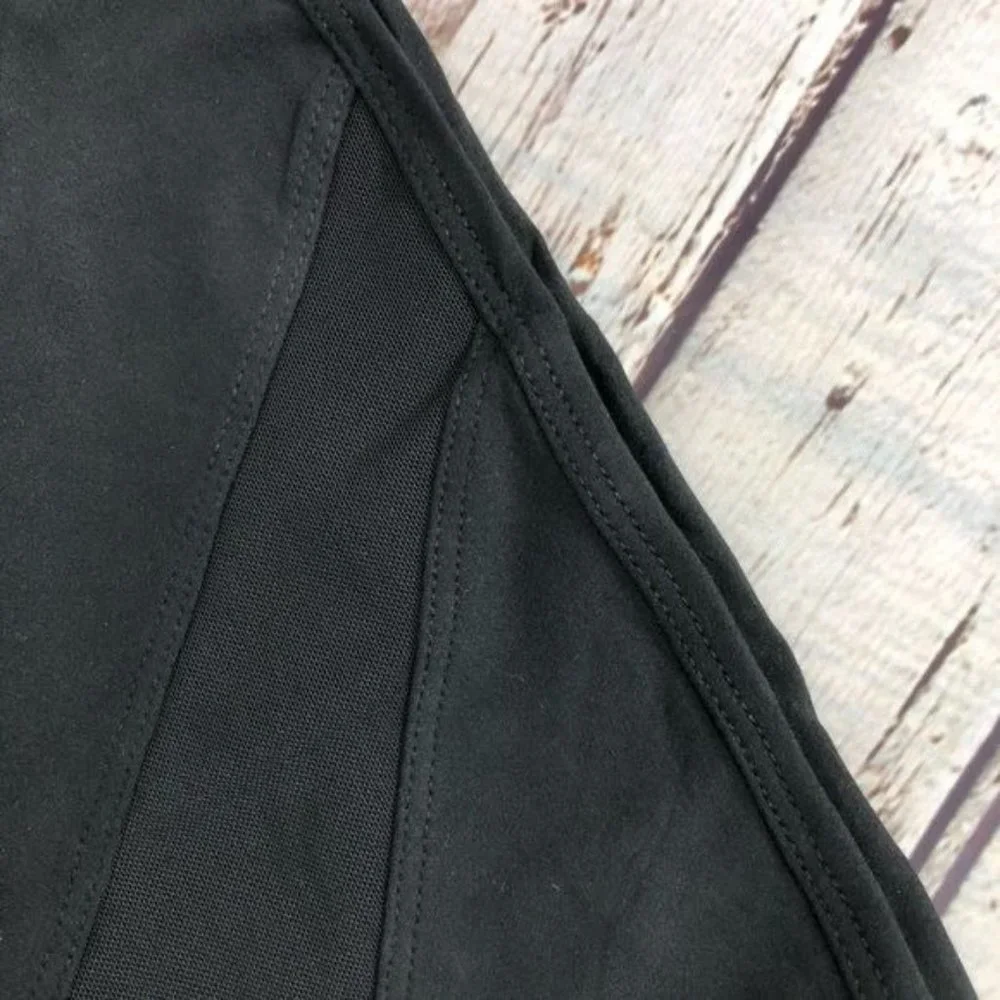 Black Mesh Soft Cozy Leggings -‎ S/M - Picture 3 of 4